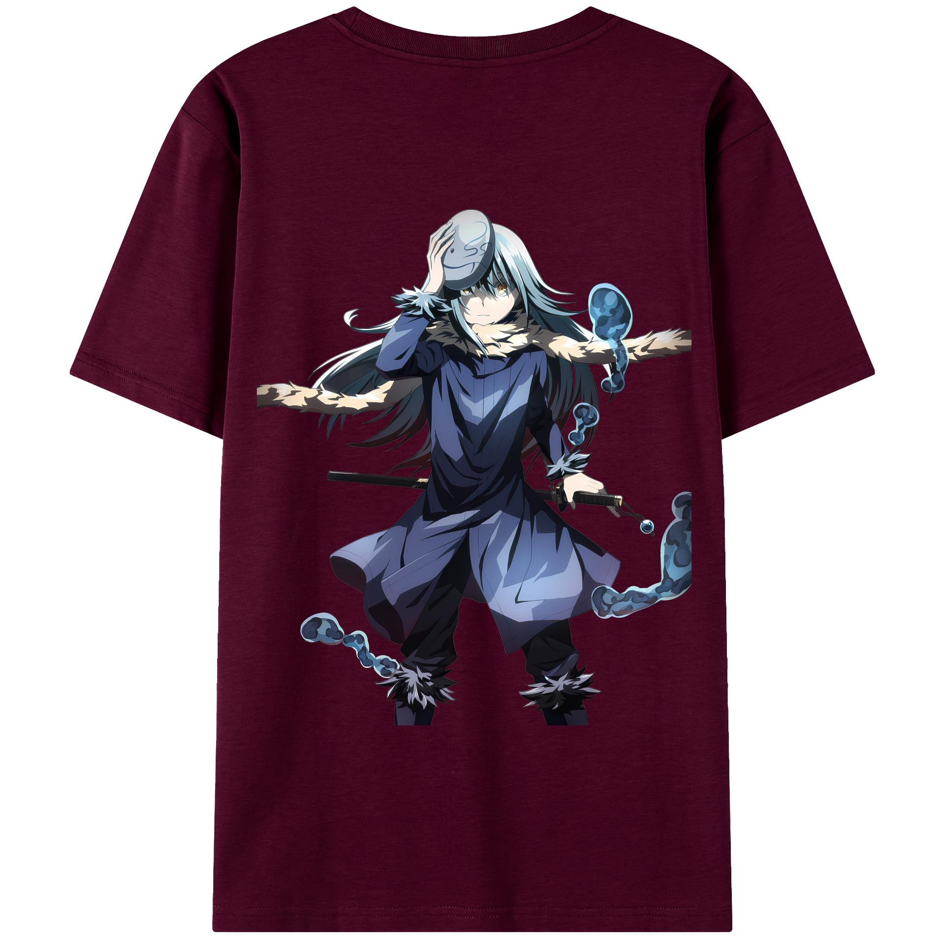 （画像用） 転スラ Regarding Reincarnated to Slime レディース半袖Tシャツ(バックプリント)